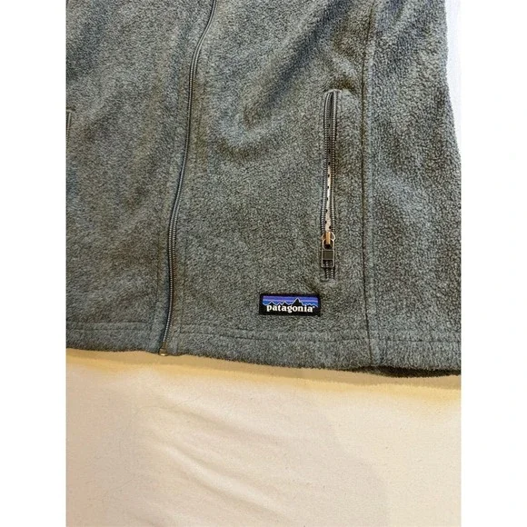 Patagonia Women's Synchilla Fleece Jacket Gray Size S Casual Full Zip - Picture 2 of 6